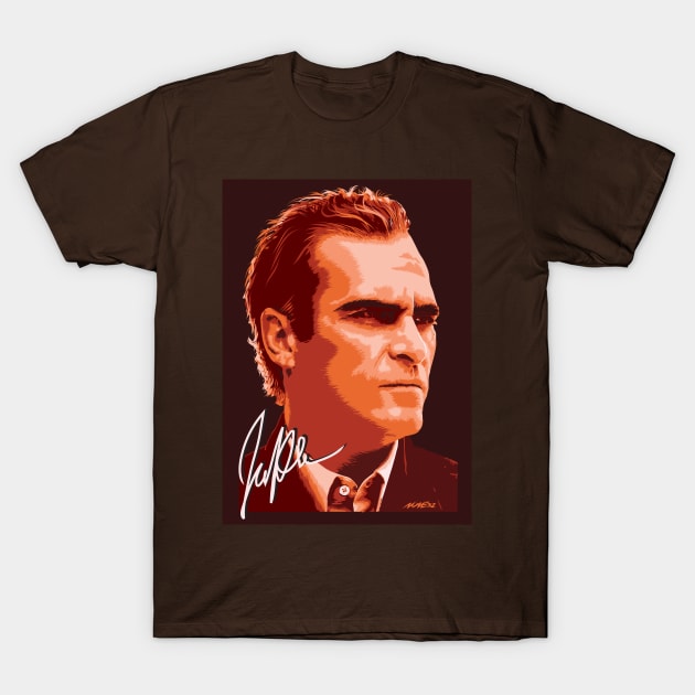 Joaquin Phoenix Signed T-Shirt by Nonesz Workshop